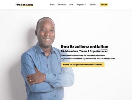 Website aus der Businessbegleitung: Trainer:in